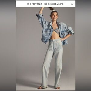Pilcro-Anthropologie-“The Joey High Rise Relaxed” Jeans-Size 31
